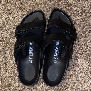 Waterproof black Birkenstock’s